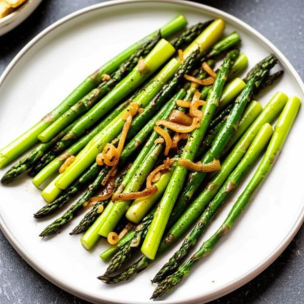 Asparagus with Garlic and Onions