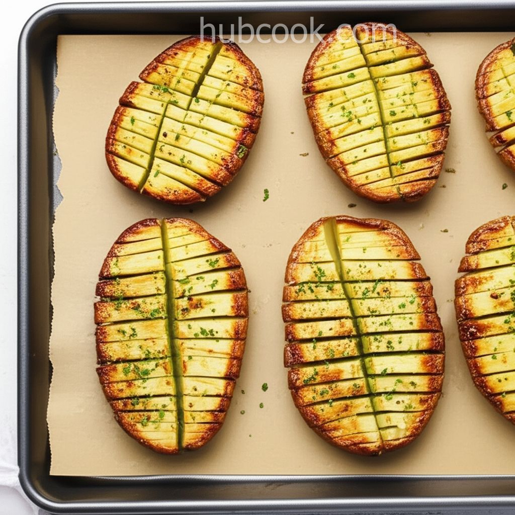 Baked Hasselback Potatoes