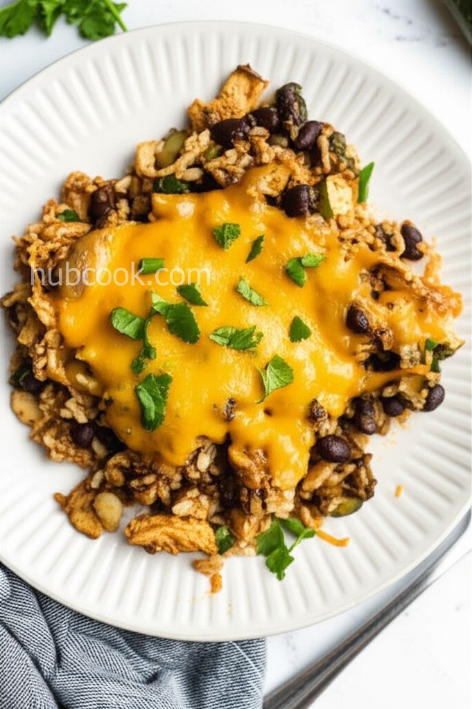 Brown Rice and Black Bean Casserole