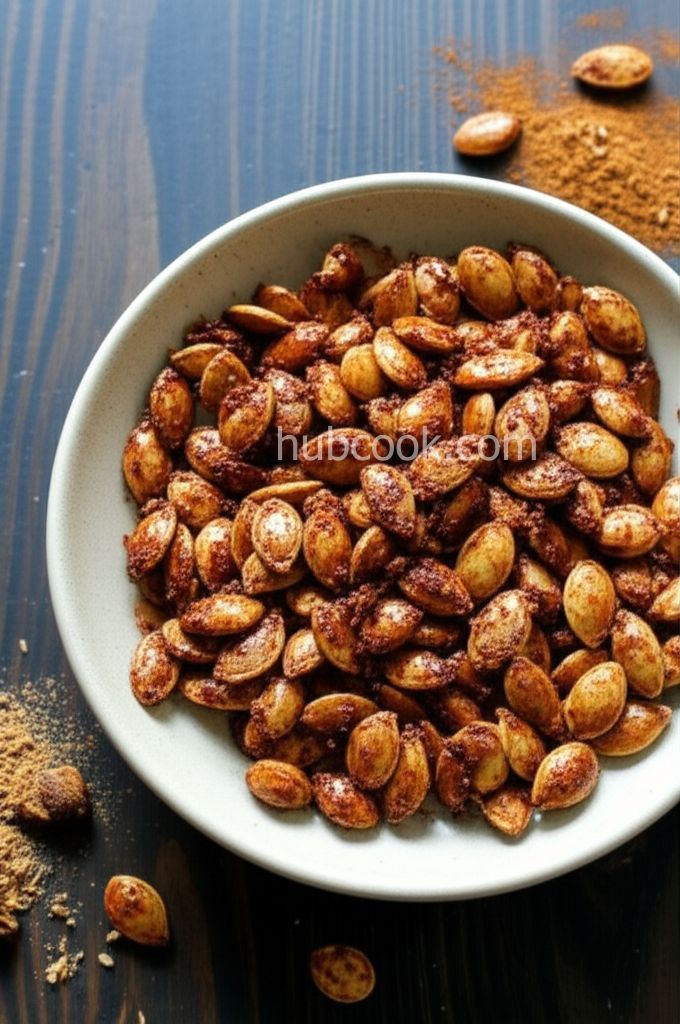 Caramelized Spicy Pumpkin Seeds