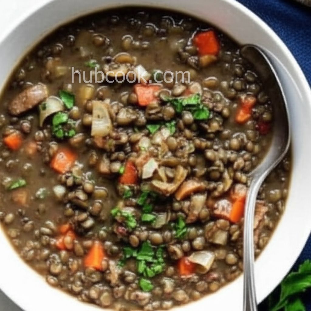 Chef John's Black Lentil Soup