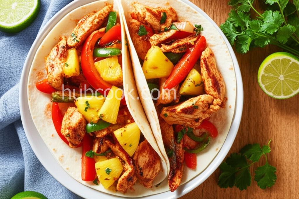 Chicken Pineapple Fajitas