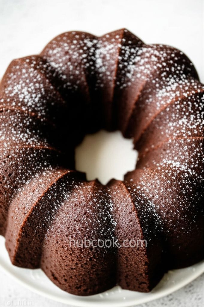 Dark Chocolate Bundt Cake