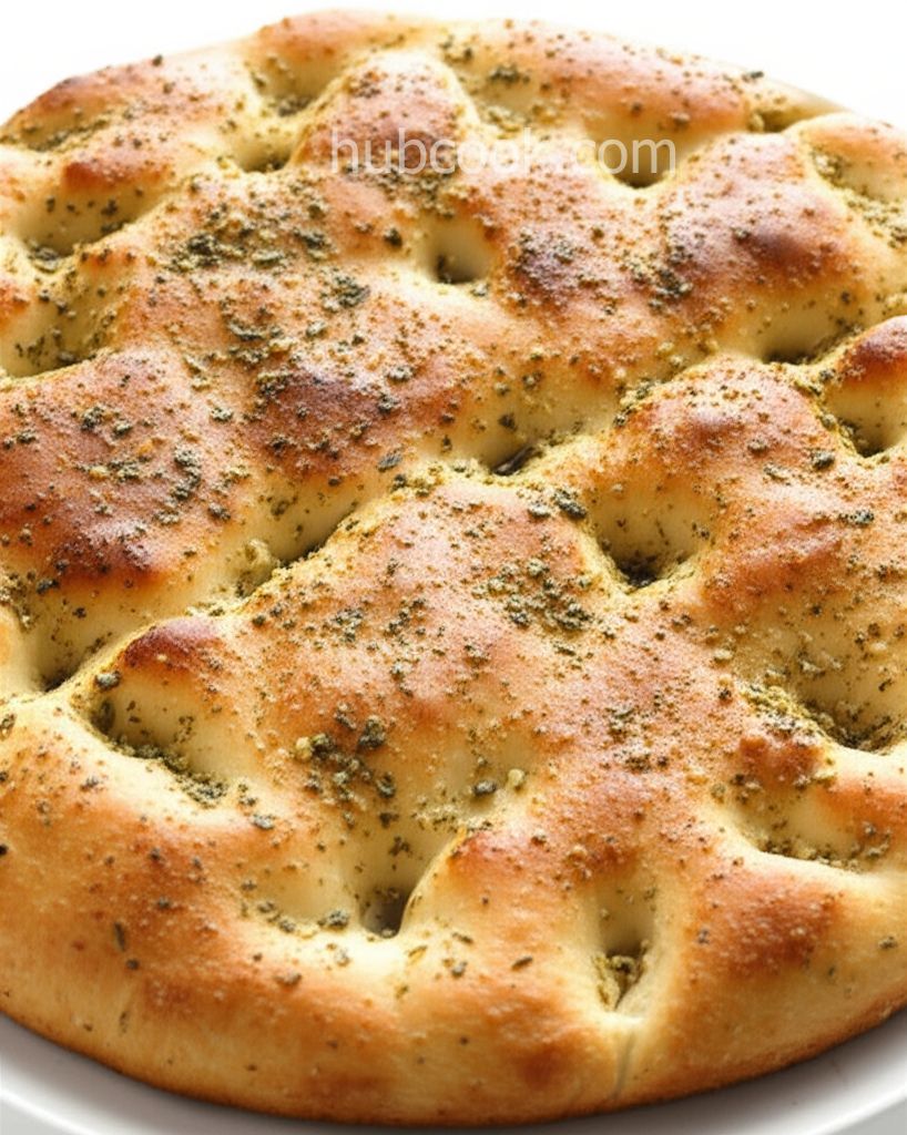 Deliciously Easy Garlic Herb Focaccia