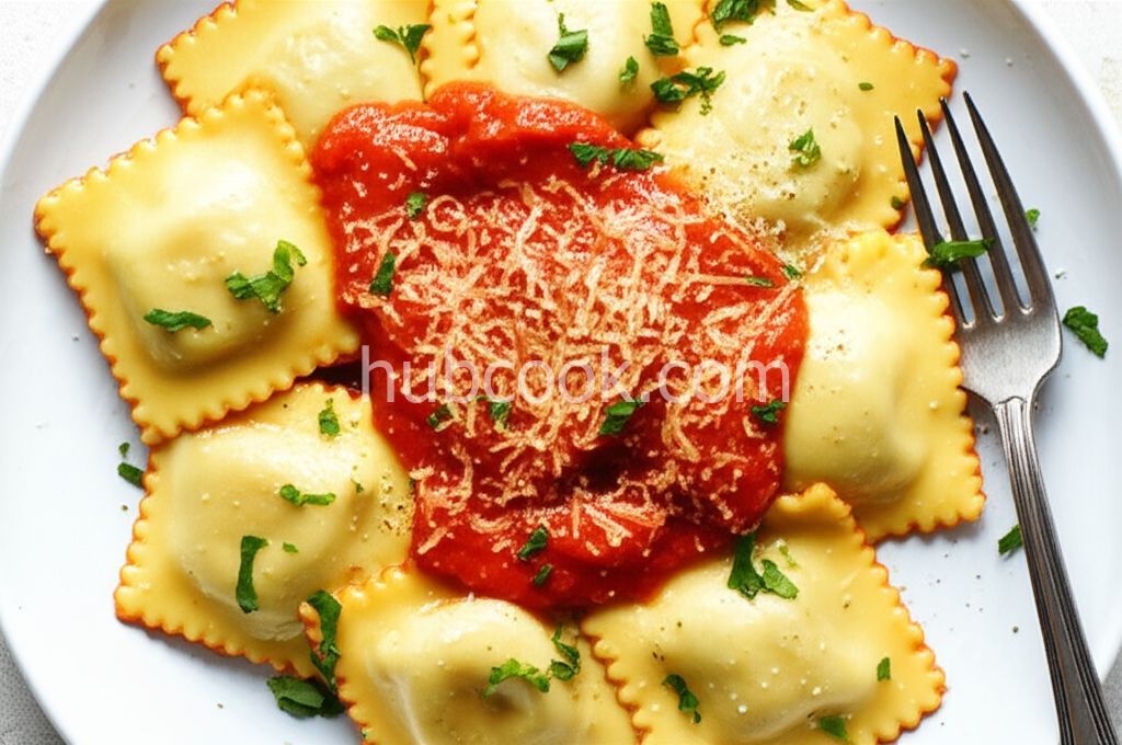 Easy Homemade Beef and Ricotta Ravioli