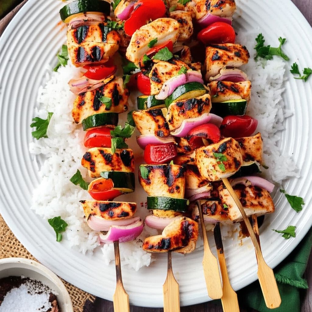 Grilled Chicken Kabobs