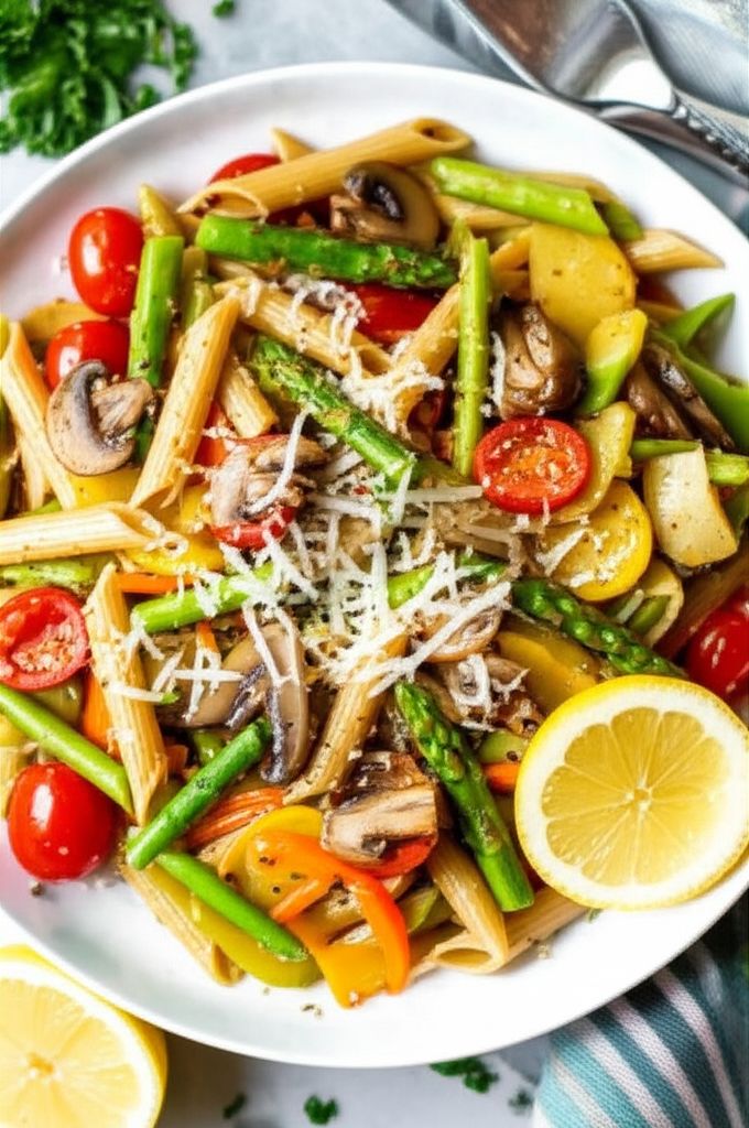 Healthy Pasta Primavera