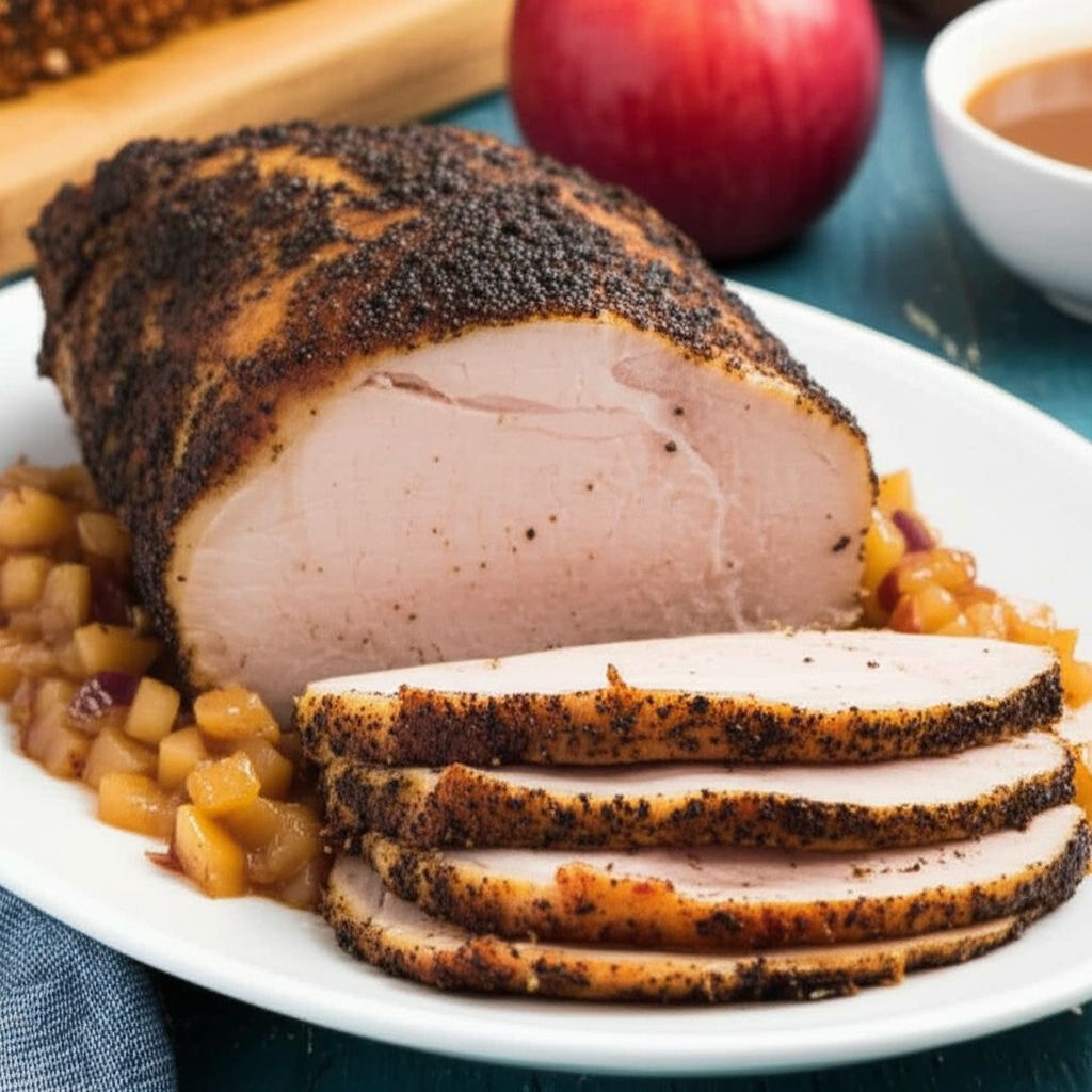 Herbed Pork and Apples