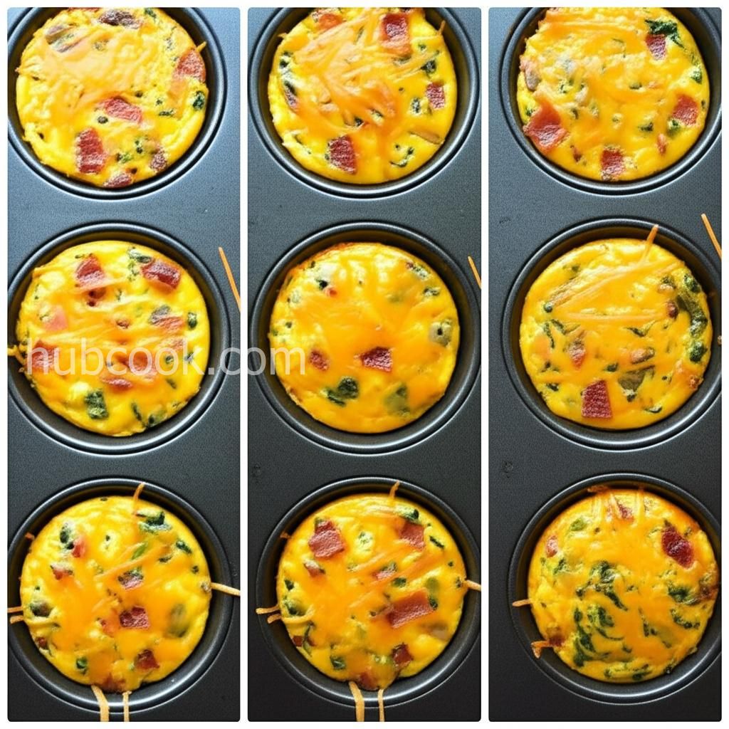 Low-Carb Bacon Spinach Egg Cups