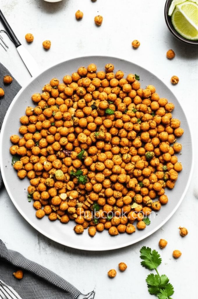 Nacho-Flavored Roasted Chickpeas