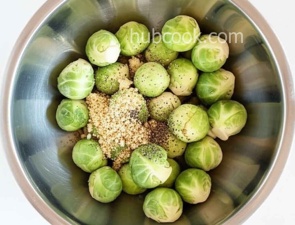 Oven-Roasted Brussels Sprouts with Garlic