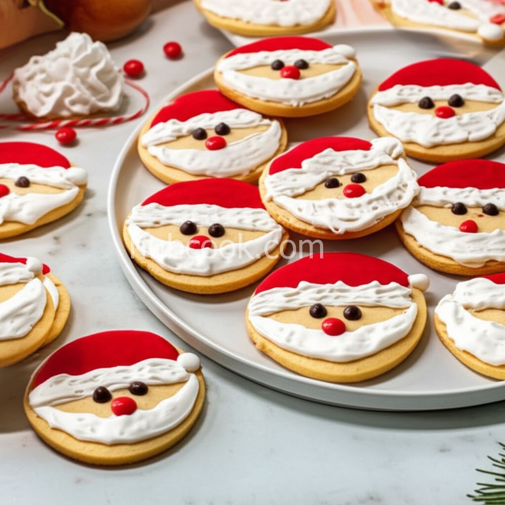 Santa Sugar Cookies