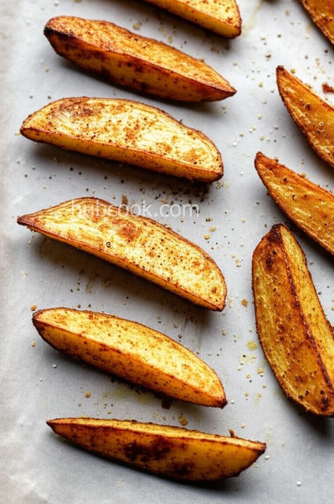 Seasoned Baked Potato Wedges