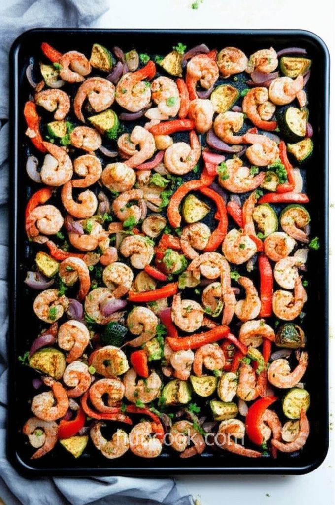 Shrimp and Vegetable Sheet Pan Dinner