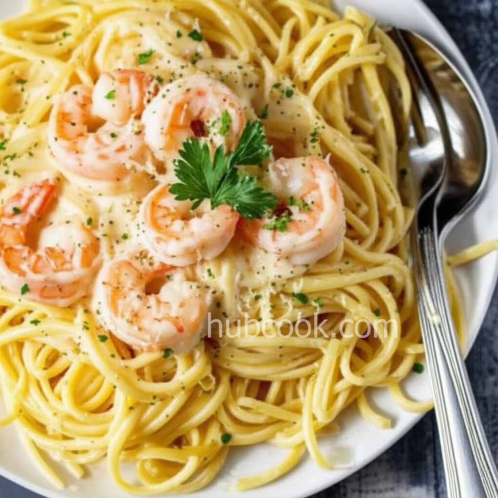 Shrimp Fettuccine Alfredo