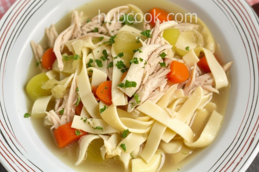 Simple Chicken and Noodles