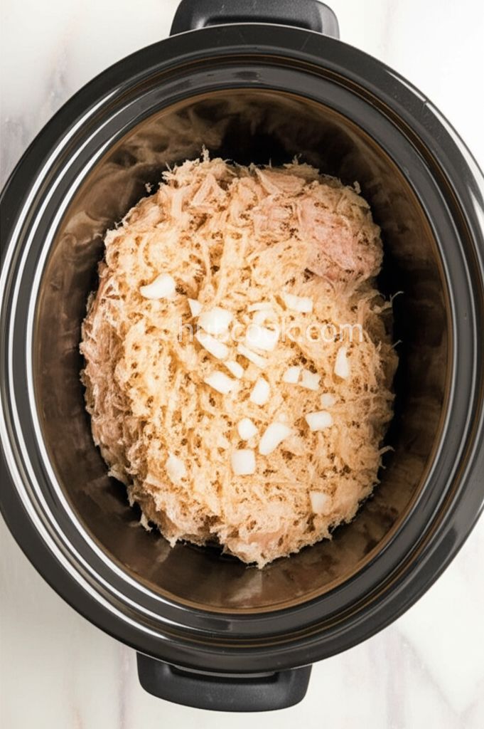 Slow Cooker Pork, Sauerkraut, and Beer
