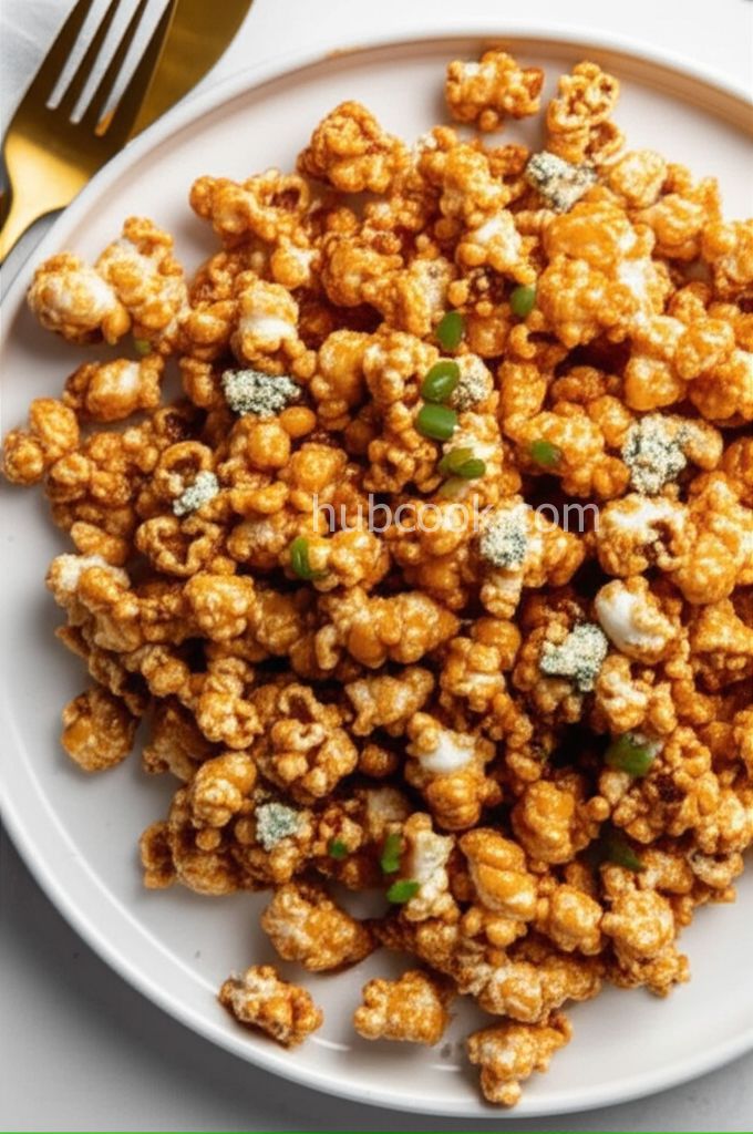 Spicy-Sweet Buffalo Popcorn