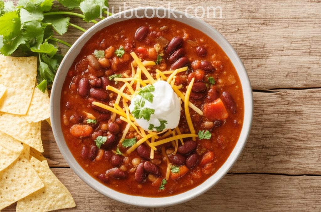 Three-Bean Vegetarian Chili