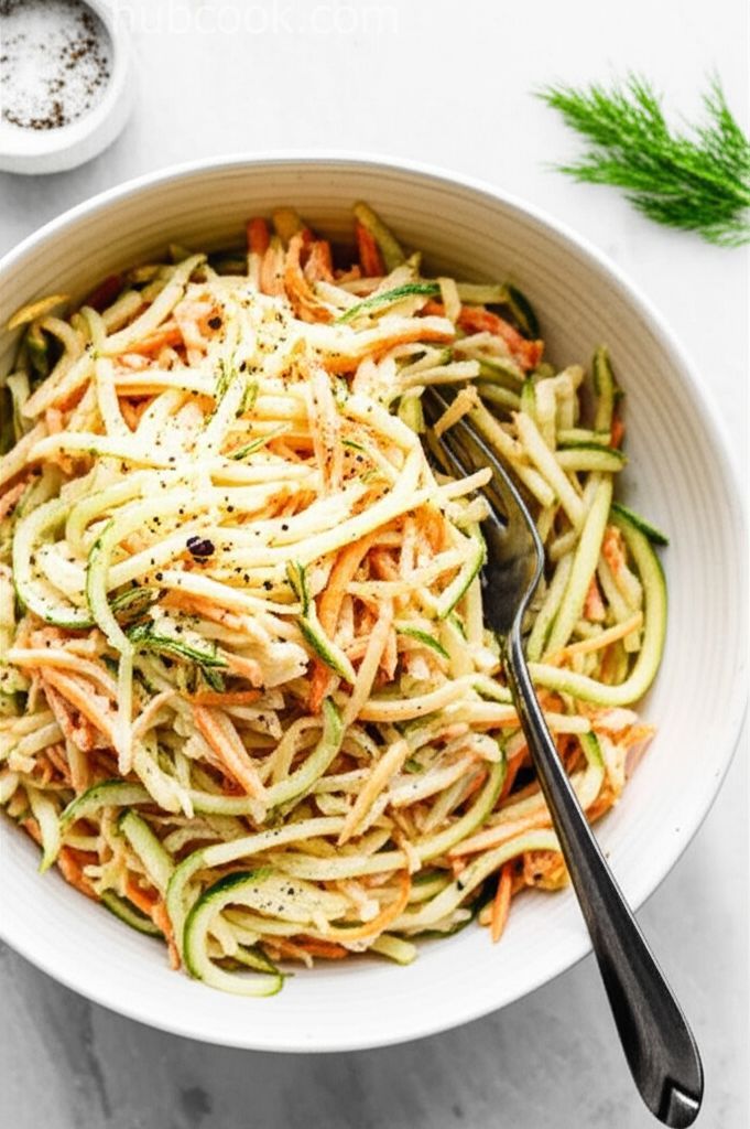 Zucchini and Carrot Coleslaw