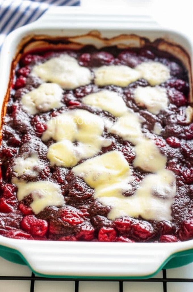 Black Forest Brownie Dump Cake