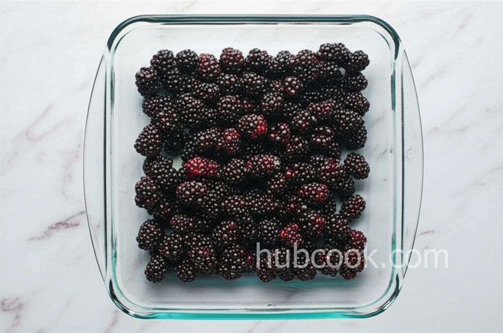 Blackberry Cobbler with Frozen Blackberries