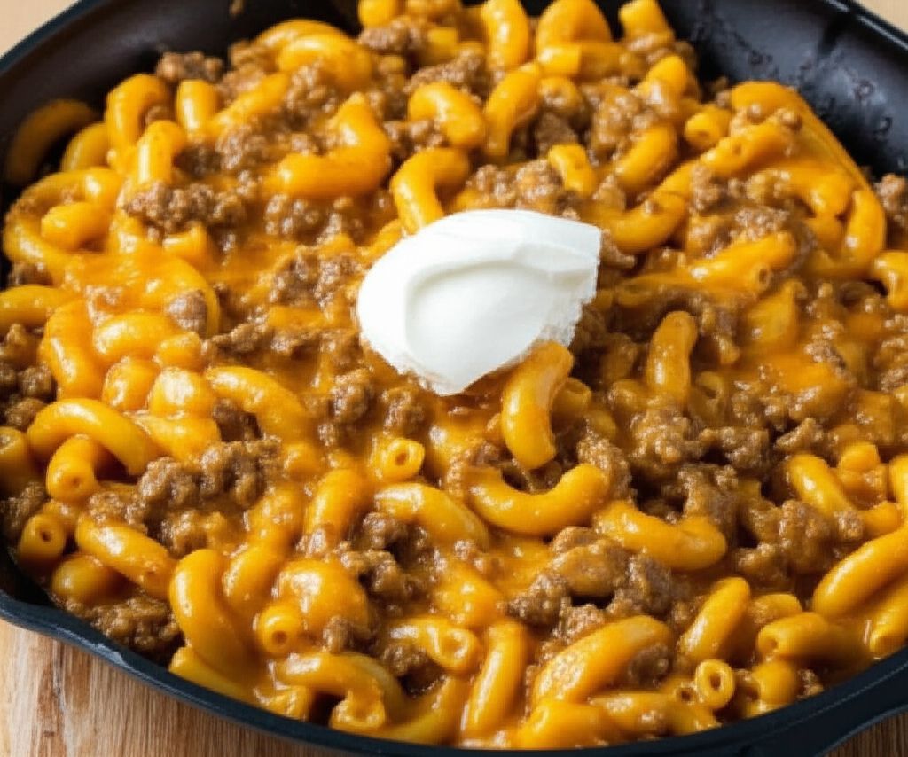 Cheese and Hamburger Macaroni