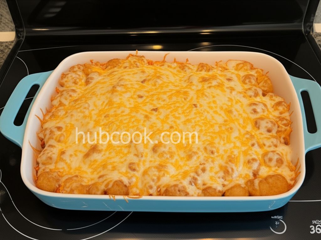 Cheeseburger Tater Tot Casserole