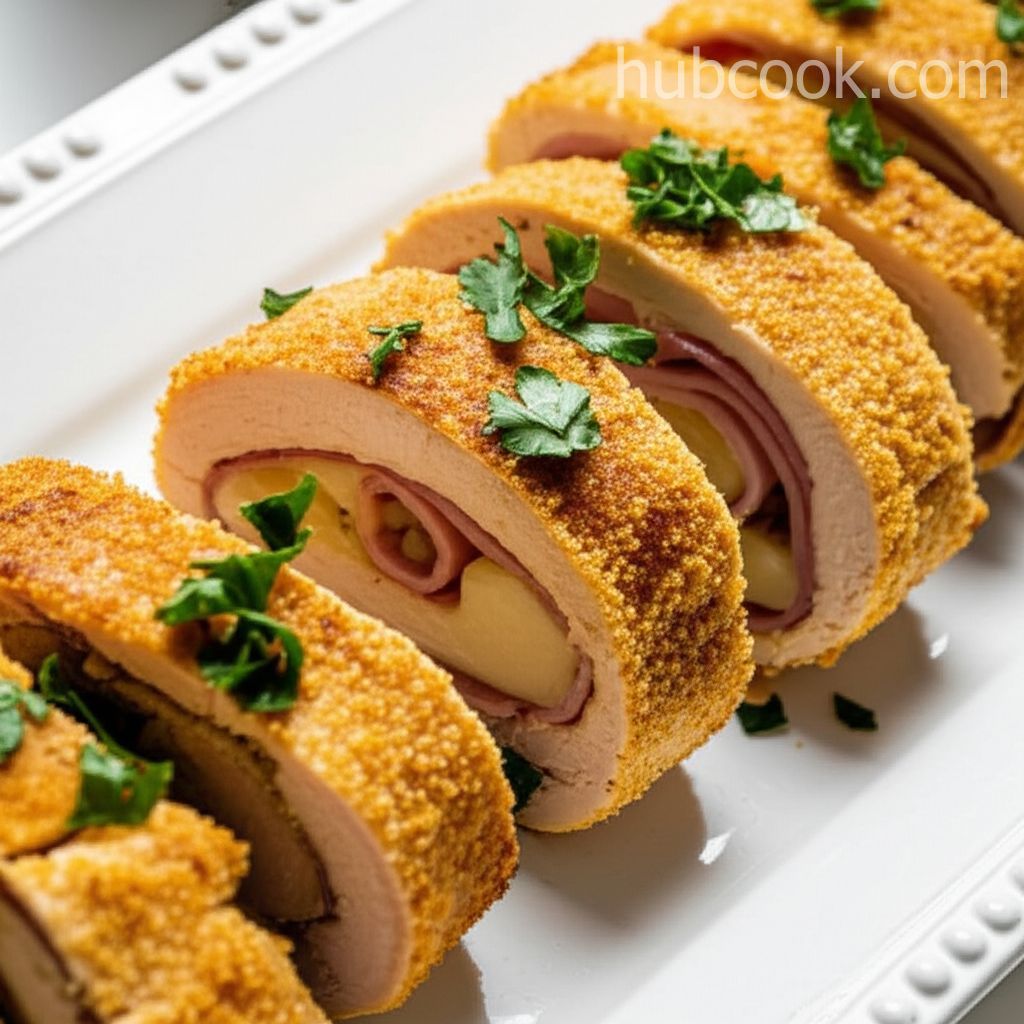 Cordon Bleu Chicken Rolls
