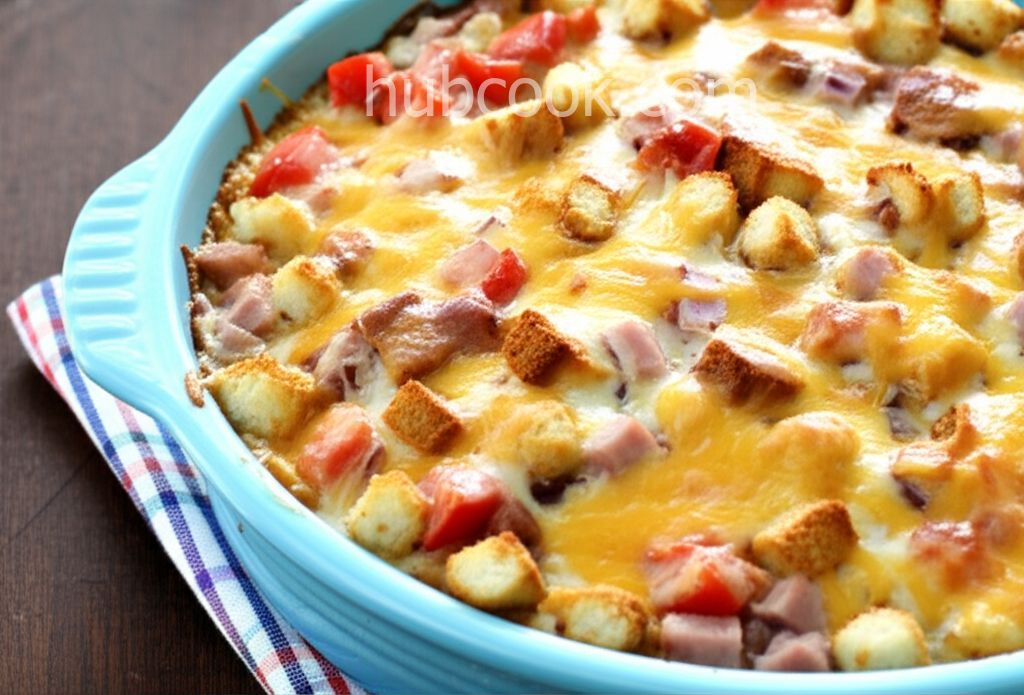 Creamy Ham and Cheese Casserole