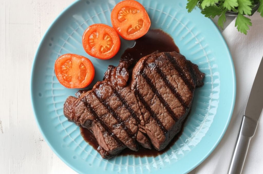 Filet with a Merlot Sauce