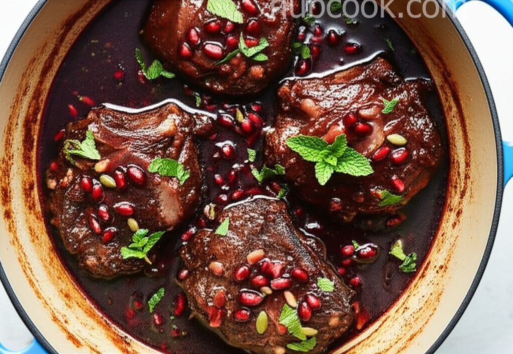Lamb Braised in Pomegranate