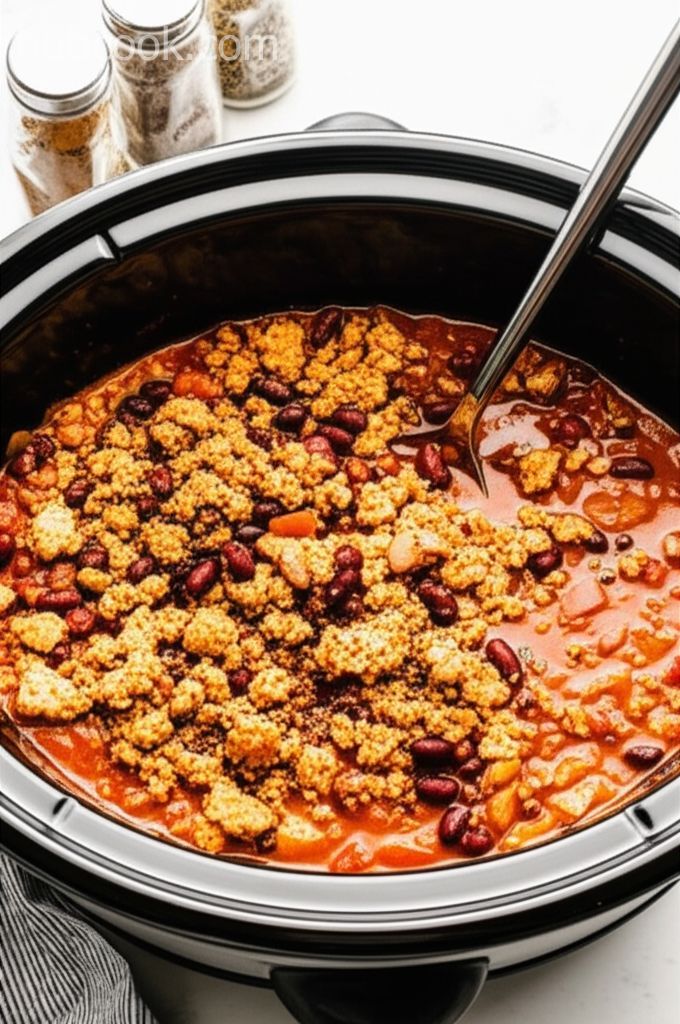 Laura's Quick Slow Cooker Turkey Chili