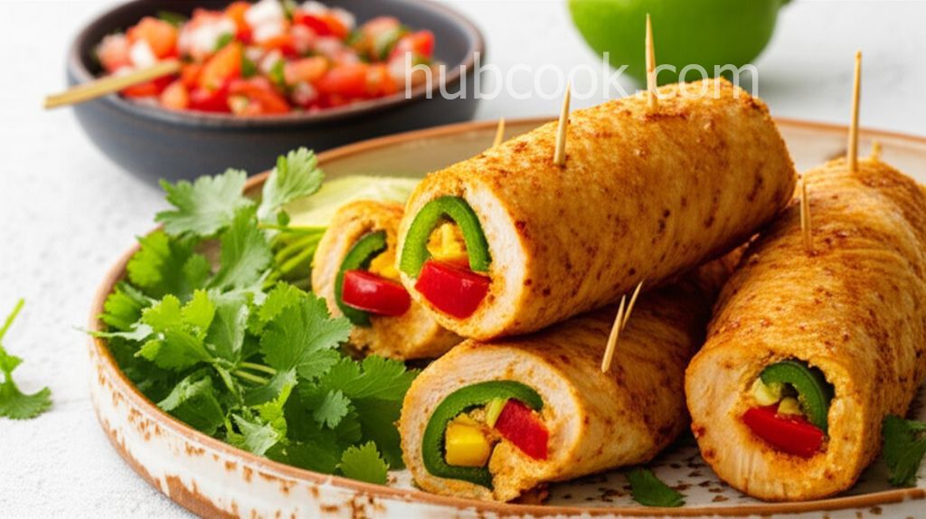Mexican-Style Air Fryer Stuffed Chicken Breasts