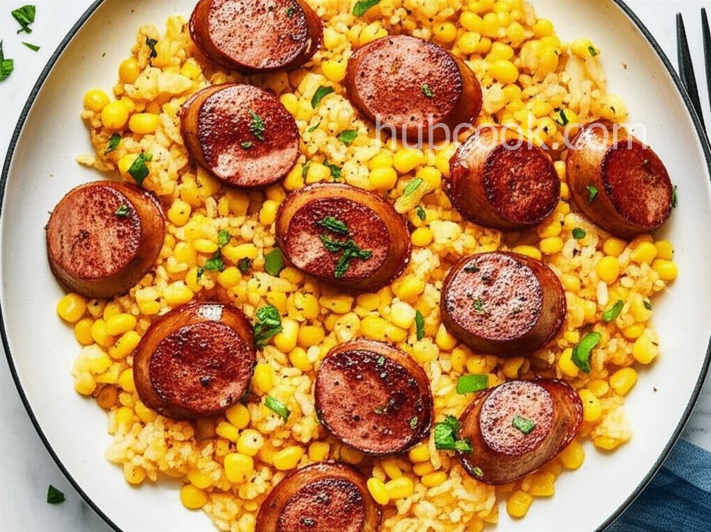 One-Pan Rice and Sausage Skillet