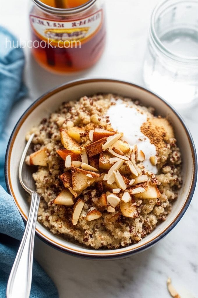 Quinoa Porridge with Cinnamon Apples