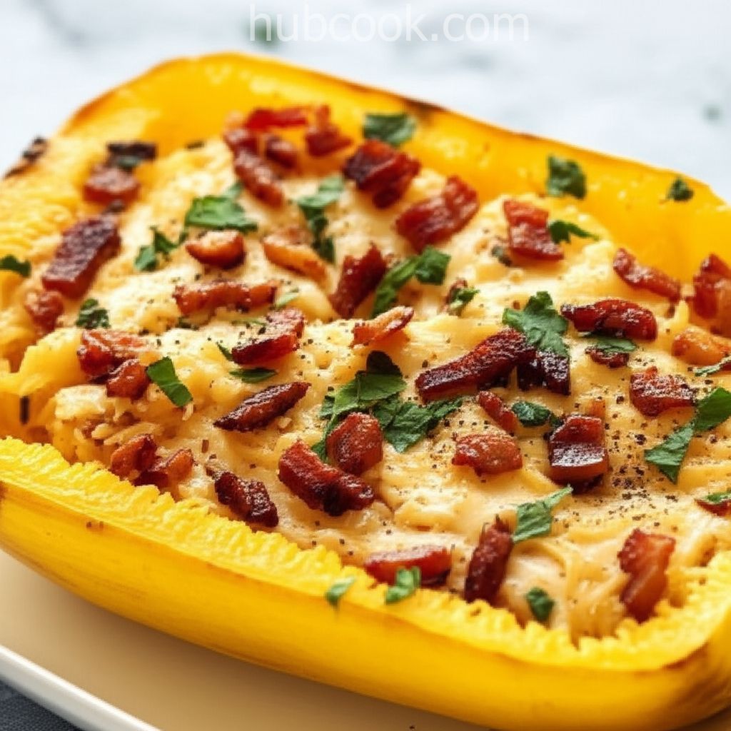 Spaghetti Squash Carbonara