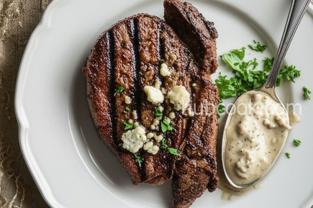 Steaks With Roquefort Sauce