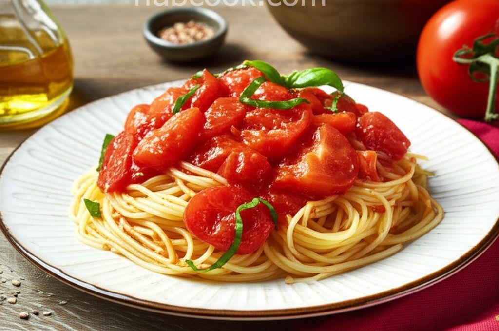 Tomato and Garlic Pasta