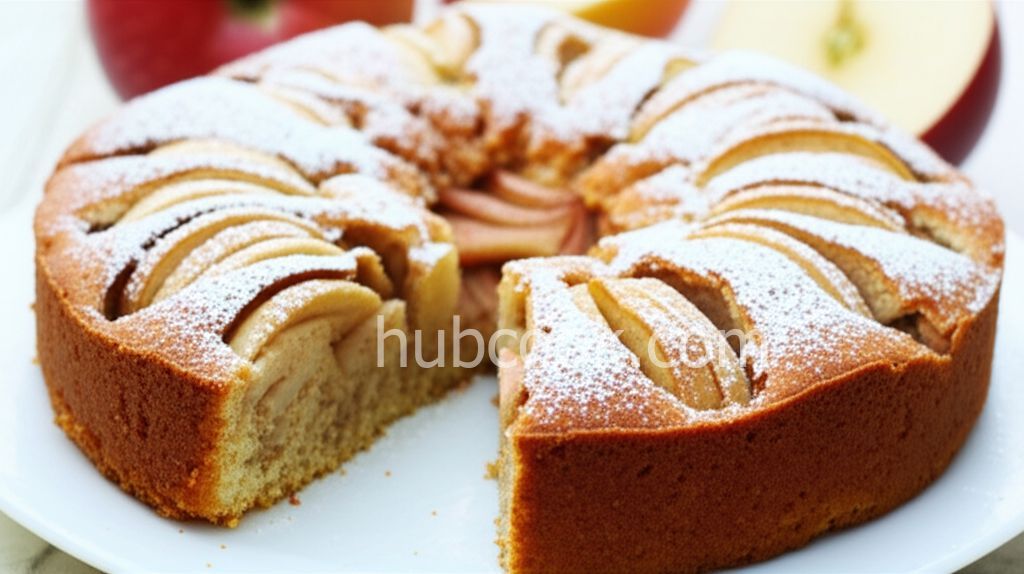 Versunkener Apfelkuchen (German Sunken Apple Cake)