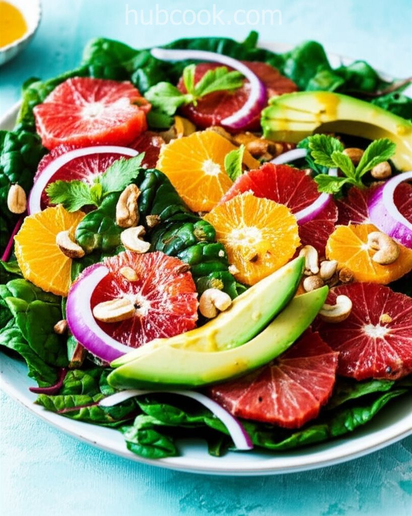 Avocado-Citrus Salad with Swiss Chard