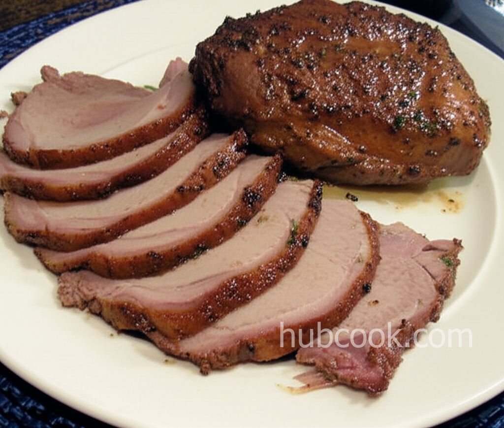 Beer Braised Pork Loin