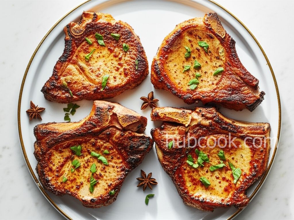 Beer Brined Pork Chops