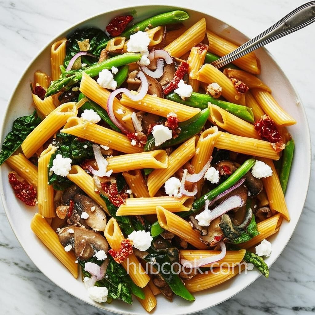 Catelli Bistro Grilled Portobello and Spinach Pasta Salad