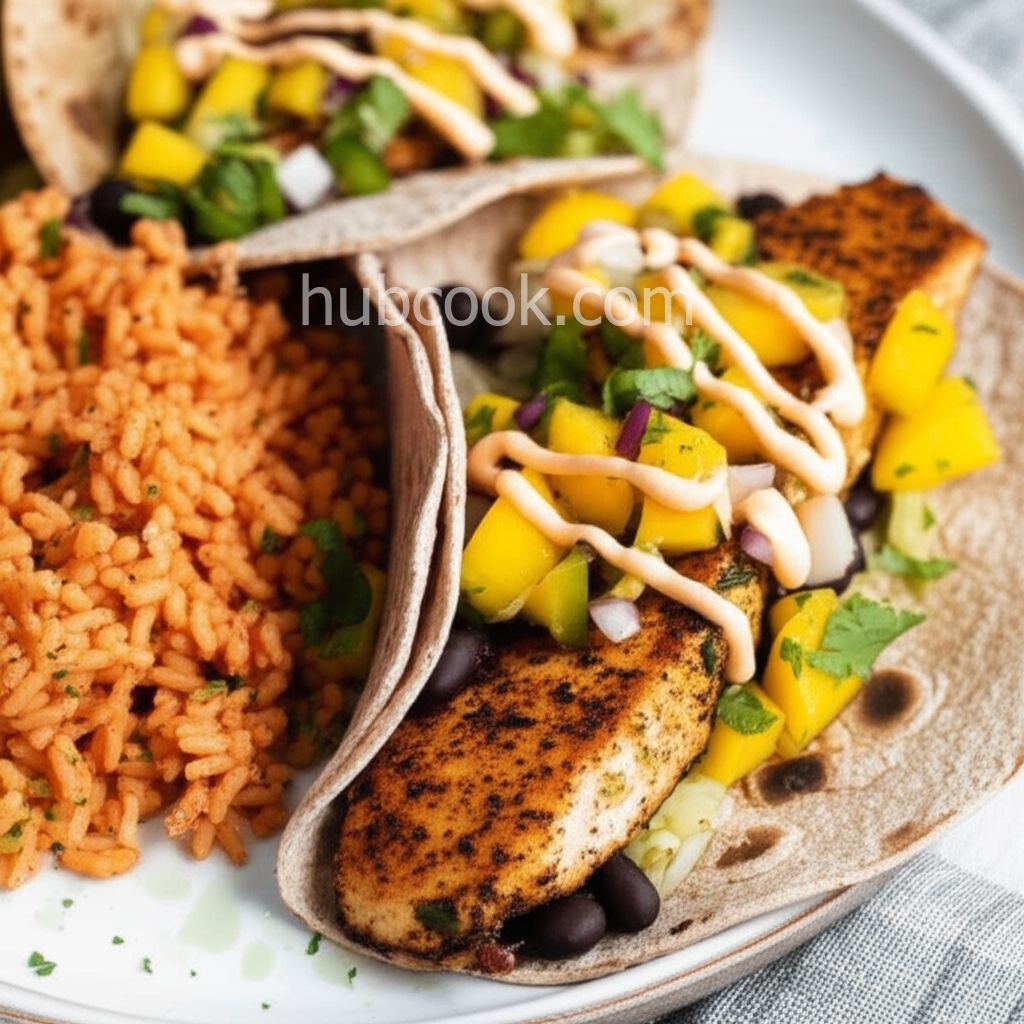 Chipotle Tilapia Tacos with Mango-Cilantro Salsa