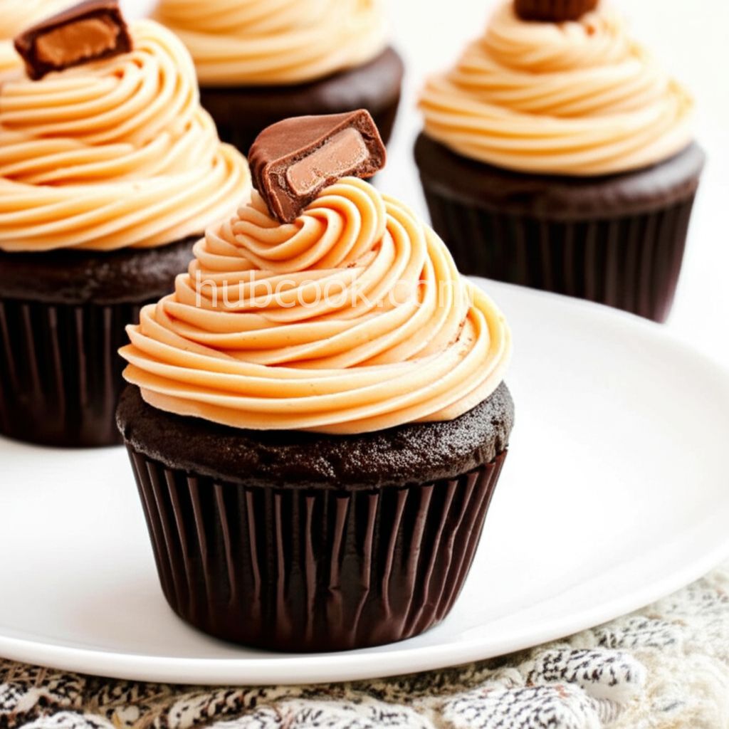 Chocolate Peanut Butter Cupcakes