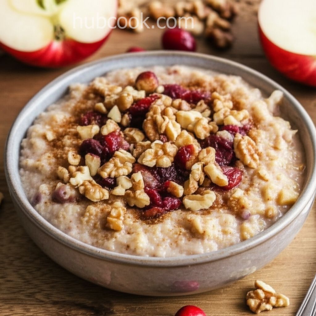 Cranberry Apple Oatmeal