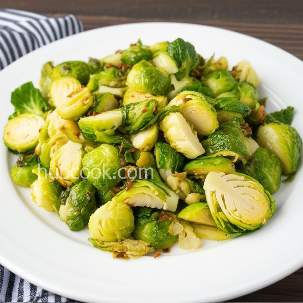Easy Lime Shredded Brussels Sprouts