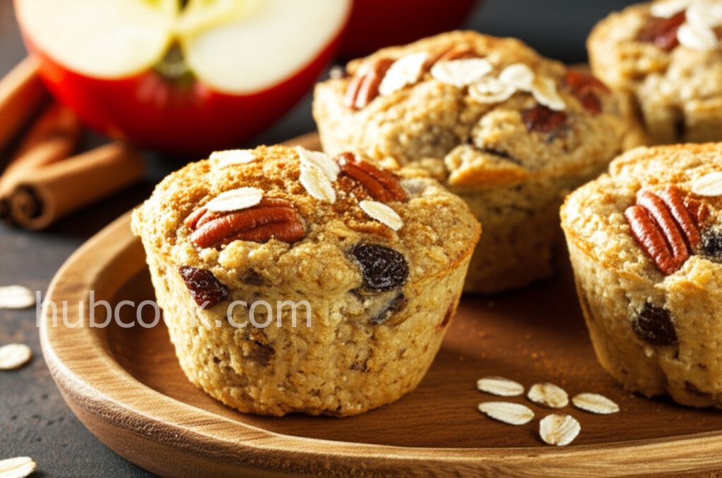 Healthy Apple Spice Baked Oatmeal