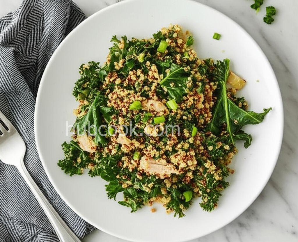 Kale and Quinoa with Creole Seasoning